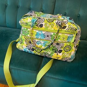 Vera Bradley Limes Up Grand Traveler Duffel Bag